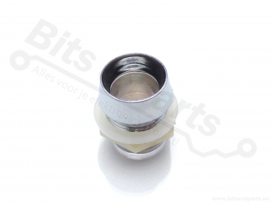 LED fitting/armatuur 10mm kunststof chrome